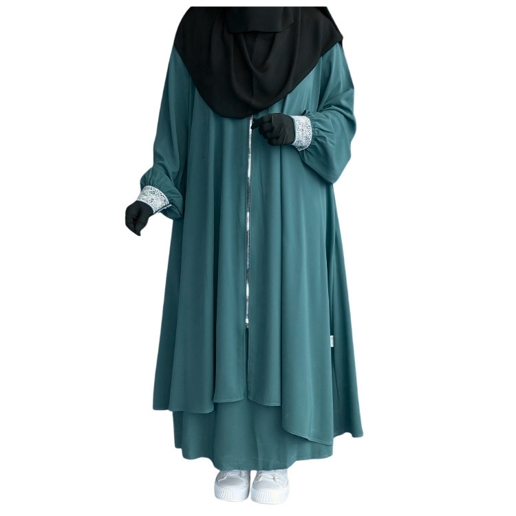 enssemble al waqar bleu canard