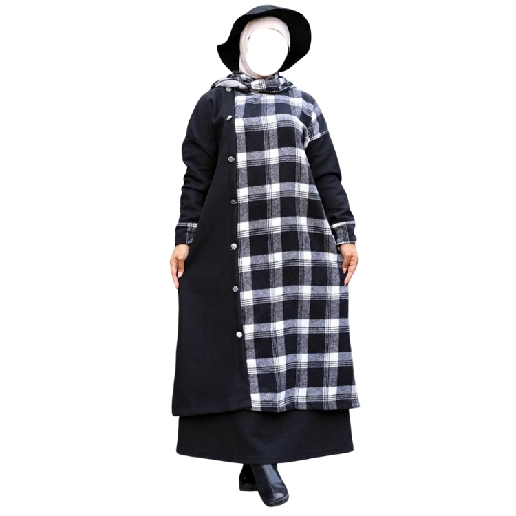 tunique hiver noire