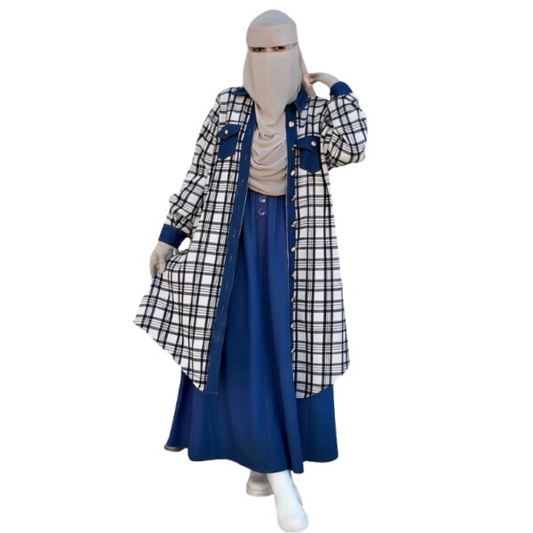 chemise tweed à carreaux